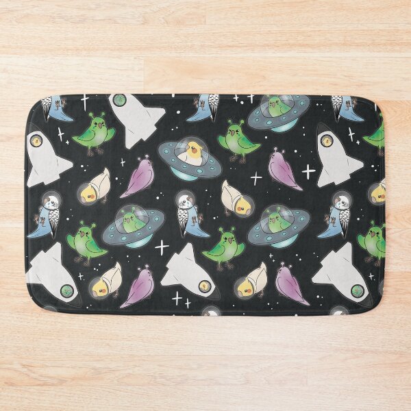 Item preview, Space Budgies & Cockatiels  designed and sold by EllenorMererid.