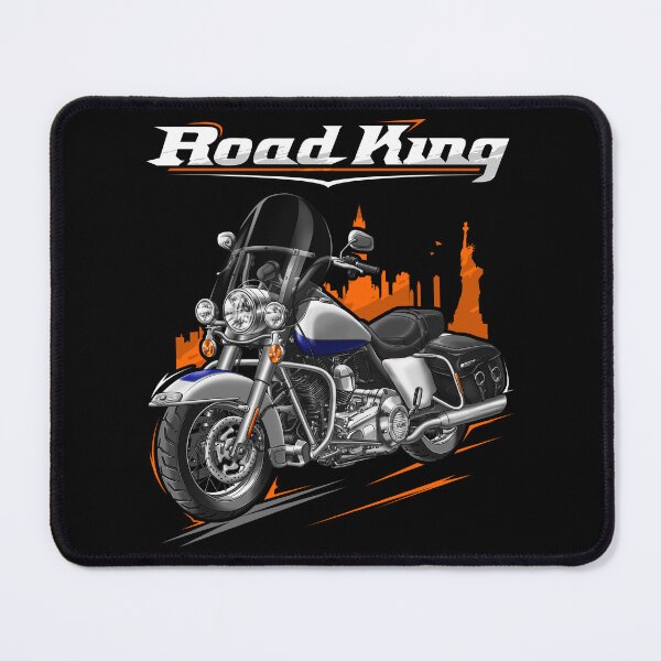 Item preview, Motorcycle Road King Classic FLHRC 2010 White Ice Pearl & Black Ice Pearl for Motorcycle Riders designed and sold by MotoApparelHub.