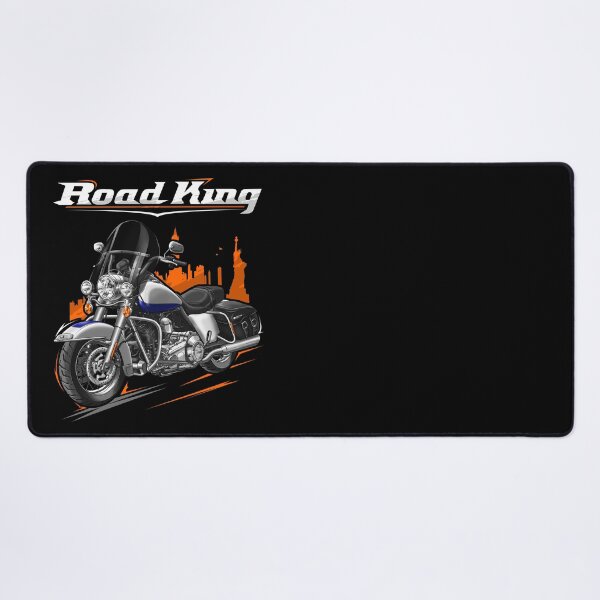 Item preview, Motorcycle Road King Classic FLHRC 2010 White Ice Pearl & Black Ice Pearl for Motorcycle Riders designed and sold by MotoApparelHub.