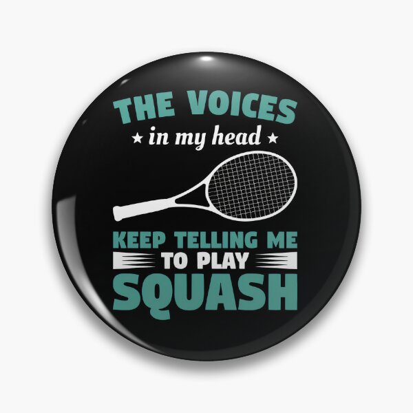 Item preview, Squash Player Voices In My Head Graphic designed and sold by stouerwel.