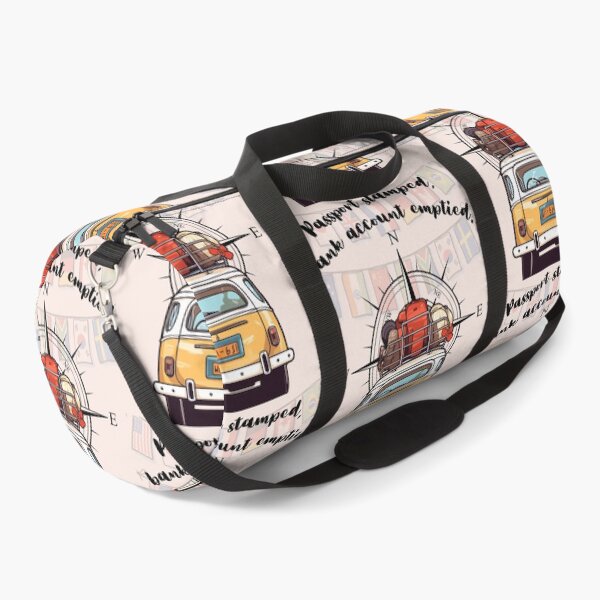 Item preview, Passport Stamped Bank Account Emptied Funny Travel Camper Van designed and sold by Artemis & Woven Collective.