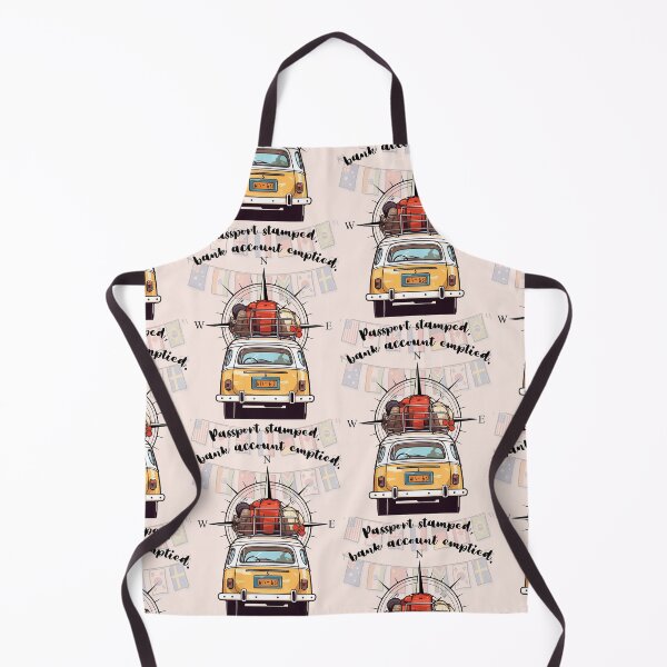 Item preview, Passport Stamped Bank Account Emptied Funny Travel Camper Van designed and sold by Artemis & Woven Collective.