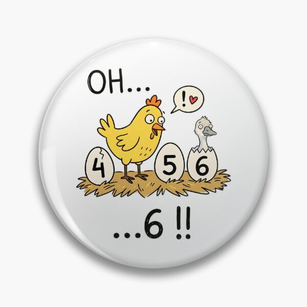 Item preview, Oh 4 5 6 Funny Math Teacher Chicken Pun designed and sold by Mr Lee.