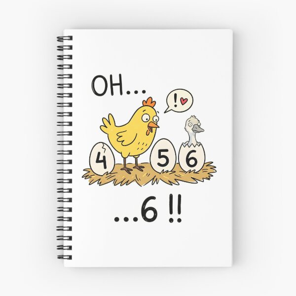 Item preview, Oh 4 5 6 Funny Math Teacher Chicken Pun designed and sold by Mr Lee.