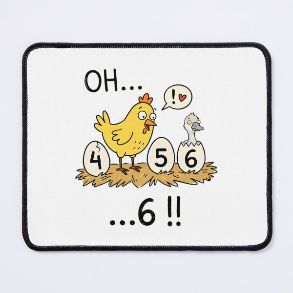 Item preview, Oh 4 5 6 Funny Math Teacher Chicken Pun designed and sold by Mr Lee.