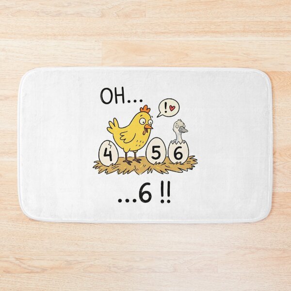 Item preview, Oh 4 5 6 Funny Math Teacher Chicken Pun designed and sold by Mr Lee.
