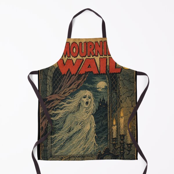 Item preview, Vintage Halloween: Banshee Spirit at the Castle Window designed and sold by bapupa.