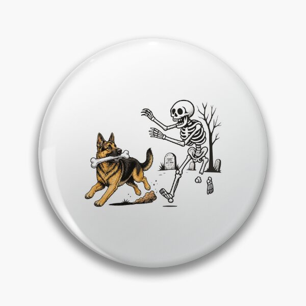 Item preview, German Shepherd Skeleton Halloween designed and sold by Foro-Chance.