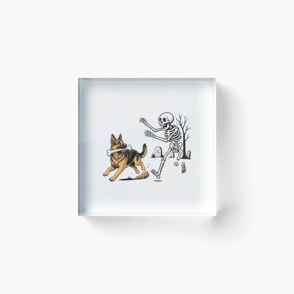 Item preview, German Shepherd Skeleton Halloween designed and sold by Foro-Chance.