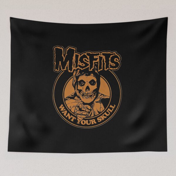 Item preview, Misfits I Want Your Skull Vintage Circle Logo designed and sold by bisexualluthor.