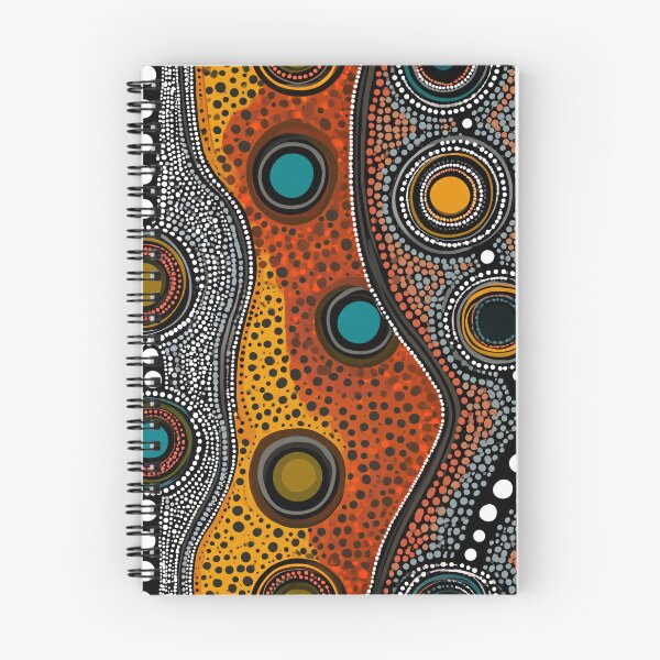 Item preview, Aboriginal Dot Painting Style Tribal Pattern Wall Art designed and sold by GrinGalore.