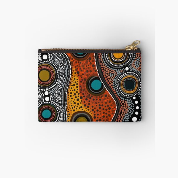 Item preview, Aboriginal Dot Painting Style Tribal Pattern Wall Art designed and sold by GrinGalore.