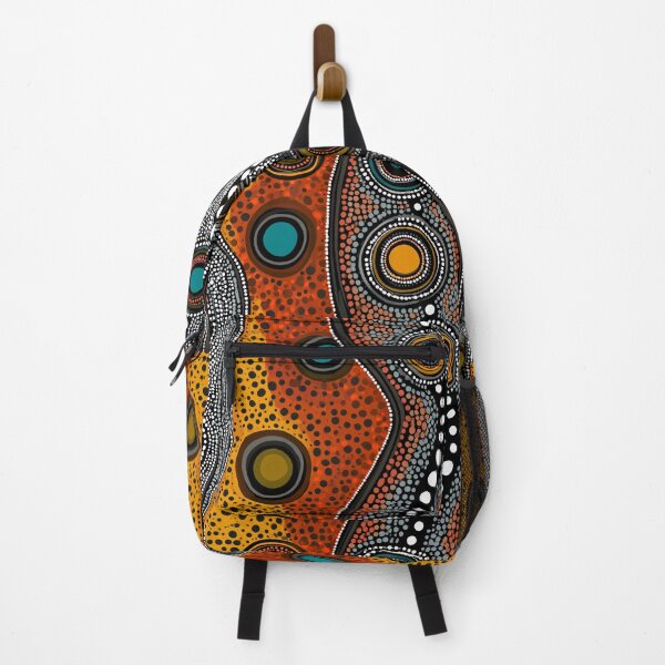 Item preview, Aboriginal Dot Painting Style Tribal Pattern Wall Art designed and sold by GrinGalore.