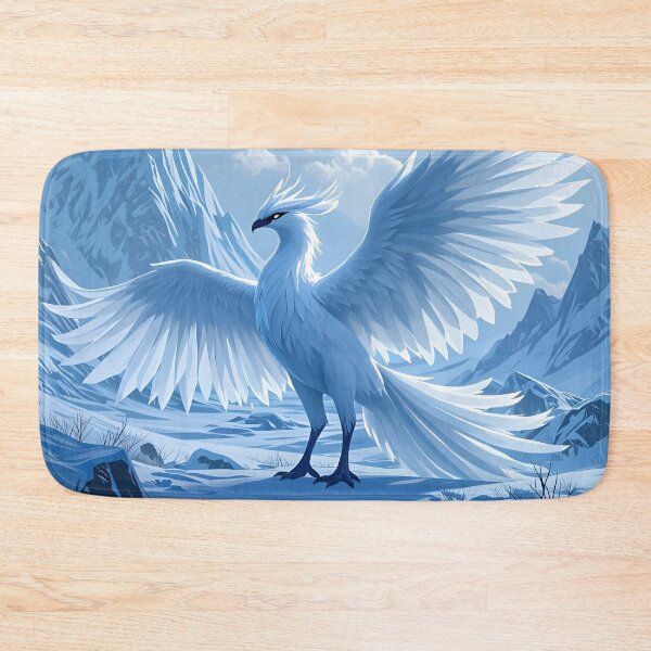 Item preview, White Phoenix in Snowy Mountain Landscape designed and sold by PandaTShirtShop.