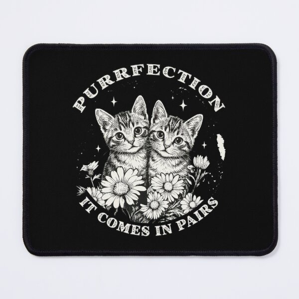 Item preview, Purrfection It Comes In Pairs Kitten Art designed and sold by GiaoCalonas.