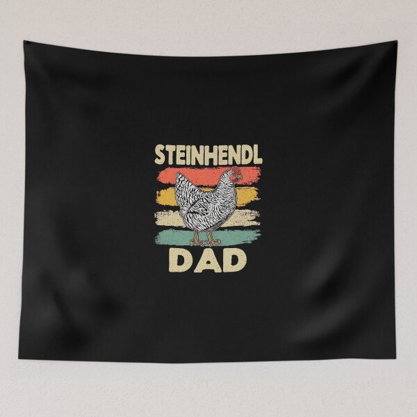 Item preview, Steinhendl Dad Retro Chicken Funny Gift designed and sold by amishuc.
