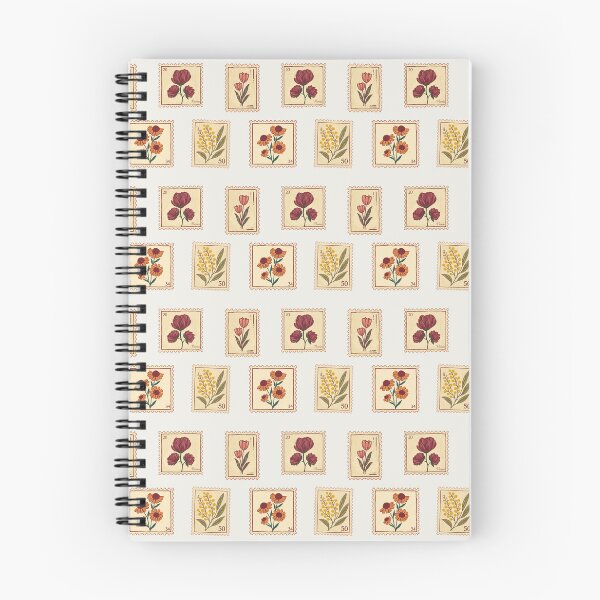 Item preview, Vintage Botanical Postage Stamps Pattern designed and sold by WinkyDingo.