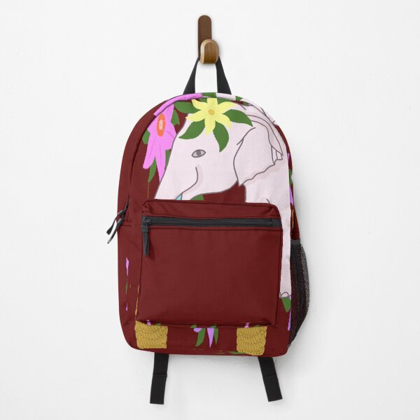 Item preview, Pink Elephant Floral Garden Tropical Blooms designed and sold by MigWhimsy.