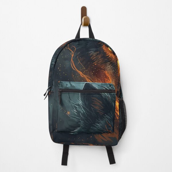 Item preview, Fiery Wolf Portrait designed and sold by bobbiecherrin.