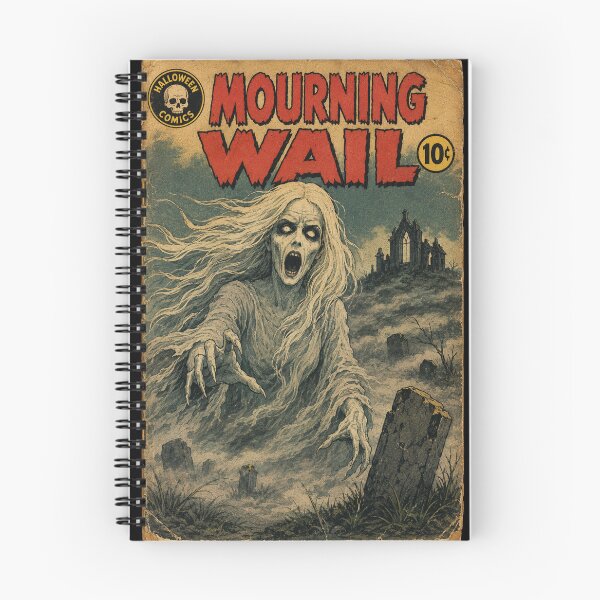 Item preview, Vintage Halloween: Eerie Banshee Haunted Moor designed and sold by bapupa.