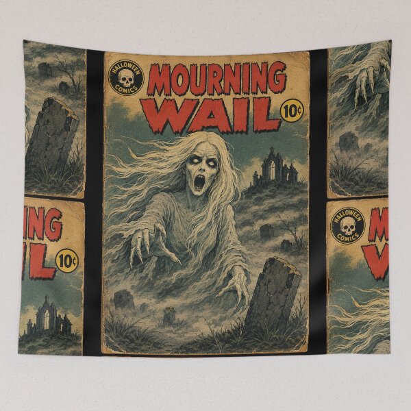 Item preview, Vintage Halloween: Eerie Banshee Haunted Moor designed and sold by bapupa.