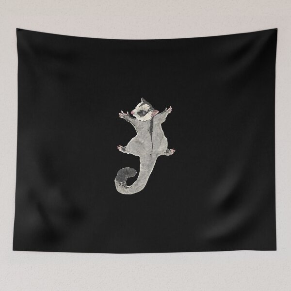 Item preview, Sugar Glider Mid-Air Illustration designed and sold by merrilhohai.