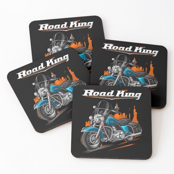 Item preview, Motorcycle Road King Classic FLHRC 2011 Cool Blue Pearl for Motorcycle Riders designed and sold by MotoApparelHub.