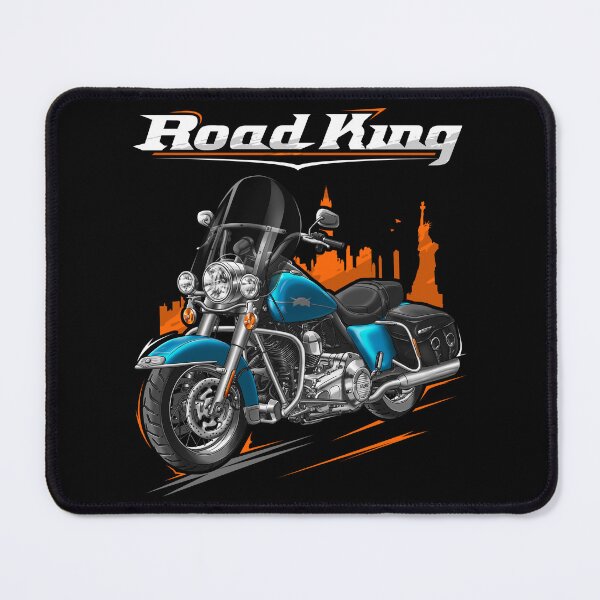 Item preview, Motorcycle Road King Classic FLHRC 2011 Cool Blue Pearl for Motorcycle Riders designed and sold by MotoApparelHub.