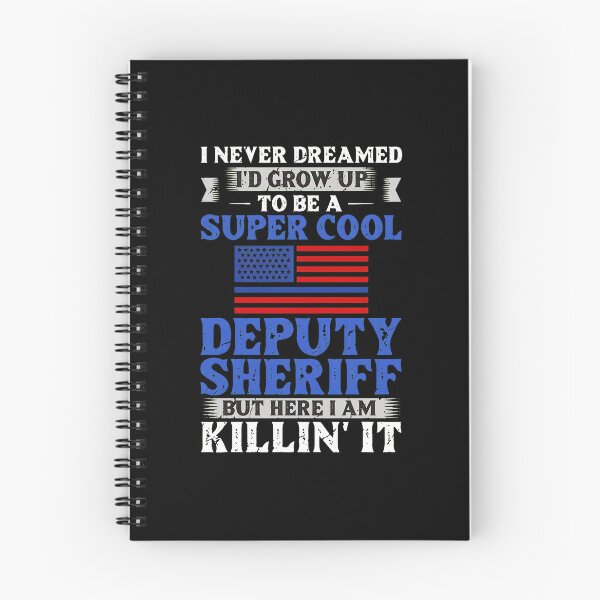 Item preview, Super Cool Deputy Sheriff Killin' It American Flag designed and sold by toalahonch.