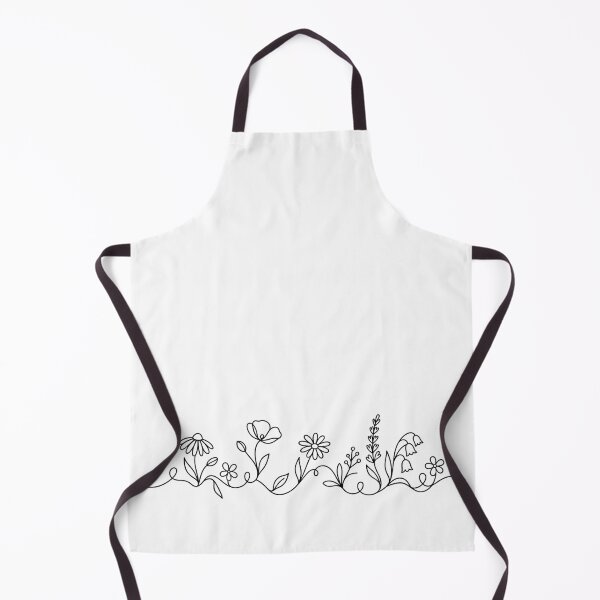 Item preview, Wildflower Meadow Minimal Line Art designed and sold by LineArtDrawing.