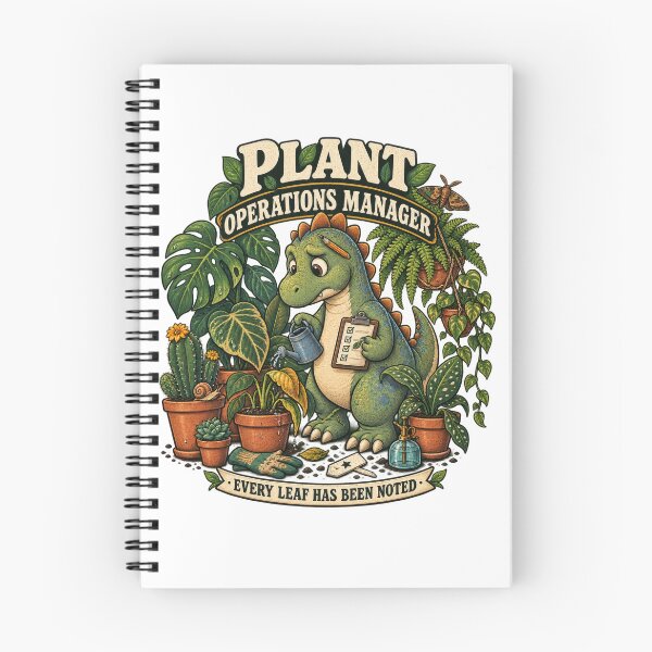 Item preview, Plant Operations Manager Dinosaur Gardener designed and sold by Trendy-Artistry.