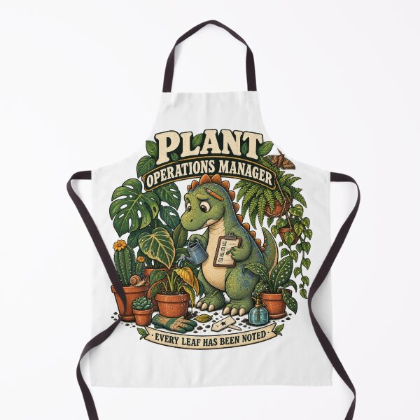 Item preview, Plant Operations Manager Dinosaur Gardener designed and sold by Trendy-Artistry.
