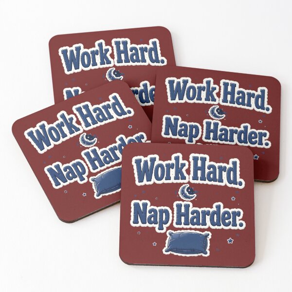 Item preview, Work Hard. Nap Harder  designed and sold by Geordesign.