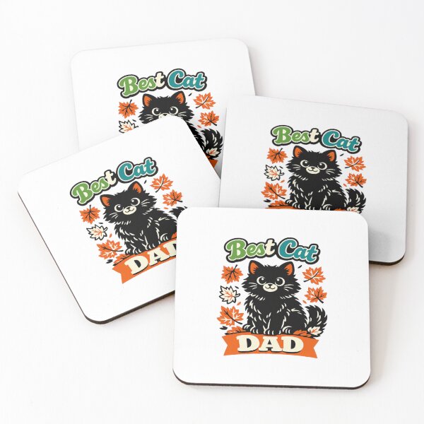 Item preview, Best Cat Dad Autumn Cat Leaves designed and sold by GiaoCalonas.
