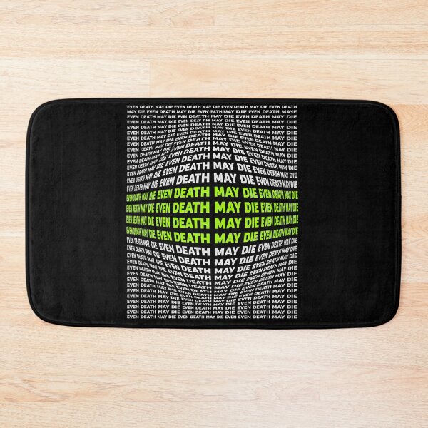 Item preview, Lovecraft Even Death May Die Warped Typography designed and sold by Fenay Designs.