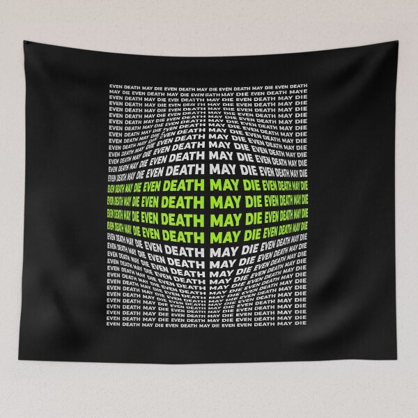 Item preview, Lovecraft Even Death May Die Warped Typography designed and sold by Fenay Designs.