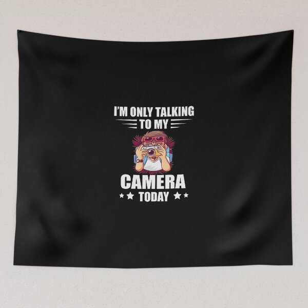 Item preview, Talking Camera Photography Funny Humor Graphic Design designed and sold by amishuc.