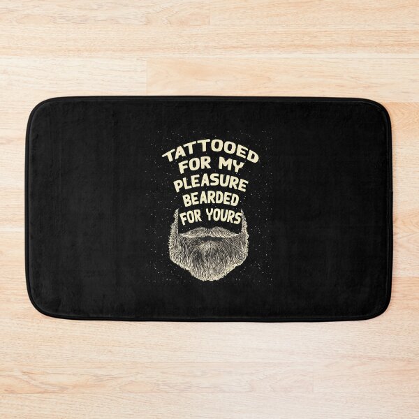 Item preview, Tattooed For My Pleasure Bearded For Yours Graphic designed and sold by stouerwel.