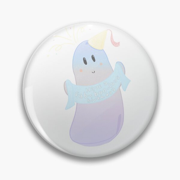 Item preview, Pastel Goth Birthday - "Fab-boo-lous" Ghost Pun designed and sold by DethandDeKaye.