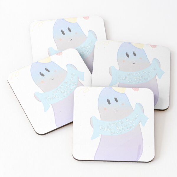 Item preview, Pastel Goth Birthday - "Fab-boo-lous" Ghost Pun designed and sold by DethandDeKaye.
