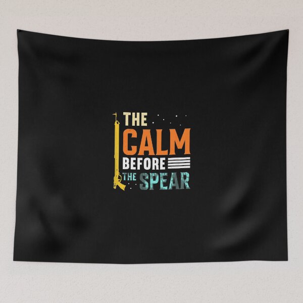 Item preview, The Calm Before The Spear Spearfishing designed and sold by stouerwel.