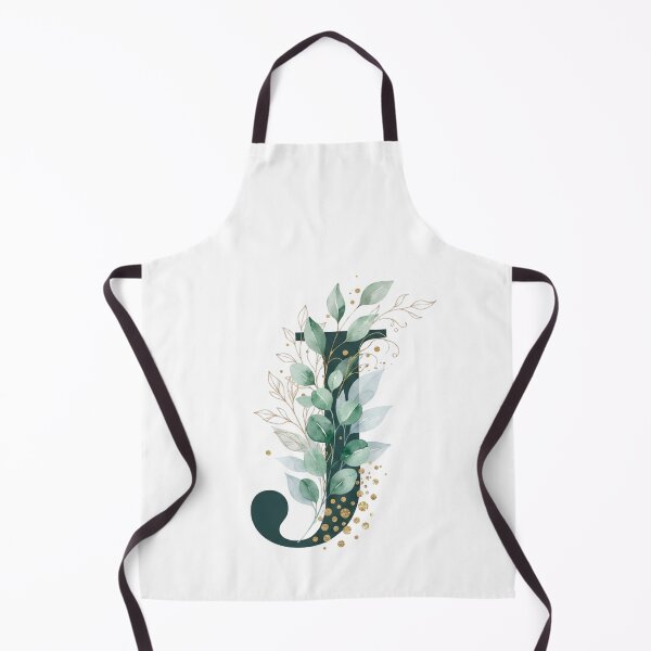 Item preview, Sage Green Botinical Letter J designed and sold by ITCHAWAWAA.