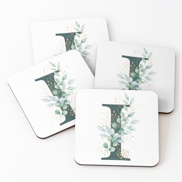 Item preview,  Sage Green Botinical Letter I designed and sold by ITCHAWAWAA.