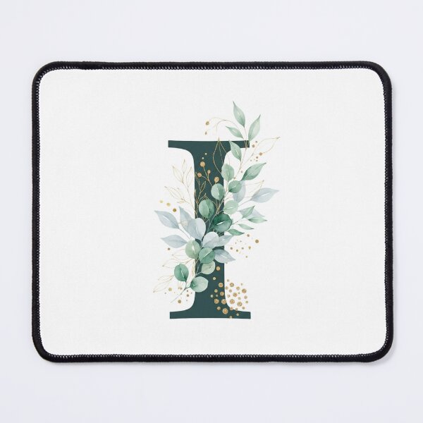 Item preview, Sage Green Botinical Letter I designed and sold by ITCHAWAWAA.