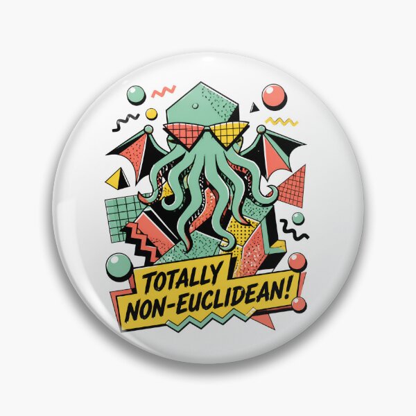 Item preview, Lovecraft Totally Non-Euclidean Retro Cthulhu designed and sold by Fenay Designs.