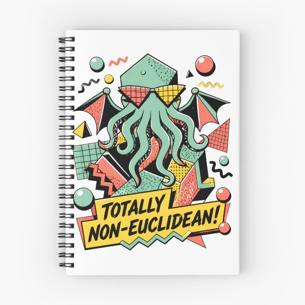 Item preview, Lovecraft Totally Non-Euclidean Retro Cthulhu designed and sold by Fenay Designs.