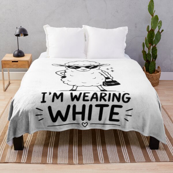 Item preview, Cool Fashionista Sheep Wearing White Humor designed and sold by Snurly.