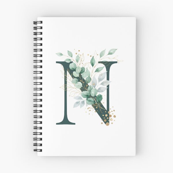 Item preview,  Sage Green Botinical Letter N designed and sold by ITCHAWAWAA.