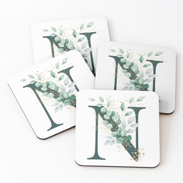 Item preview,  Sage Green Botinical Letter N designed and sold by ITCHAWAWAA.
