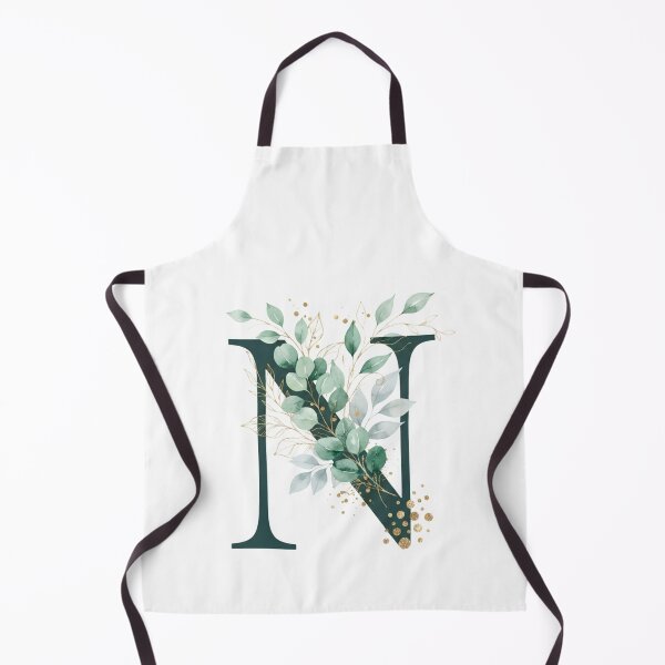 Item preview, Sage Green Botinical Letter N designed and sold by ITCHAWAWAA.